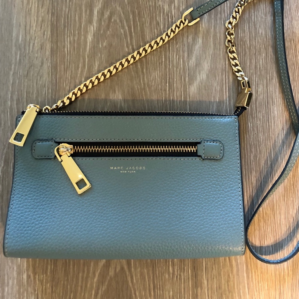 Marc Jacobs New York blue crossbody bag